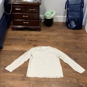 Billy Reid Men’s Henley Long Sleeve Shirt